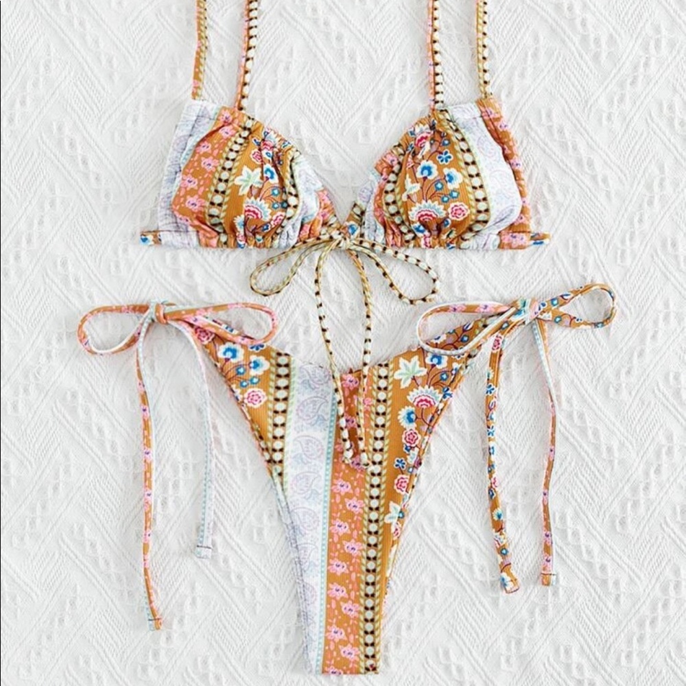 Boho Paisley Rust Bikini